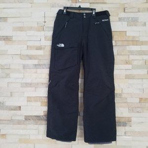 North Face Womens Snowboard Ski Snow Pants Small Snowsuit Black Winter Bibs Bib